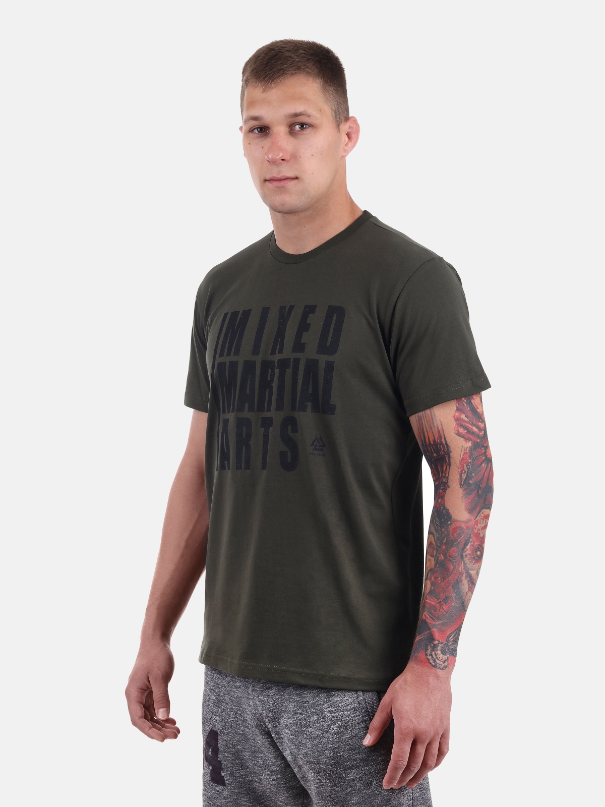 Peresvit MMA T-Shirt Military Green, Photo No. 2